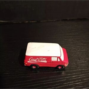 Coca Cola Soda Vintage Ceramic Advertisement Van 3'in